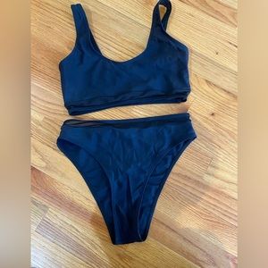 Black Mesh Shein Bikini